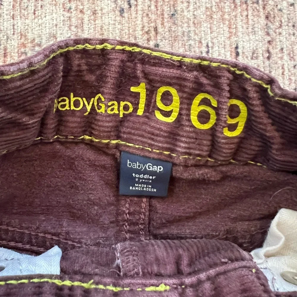 GAP Kids Formal Corduroy Pants - Dark Burgundy